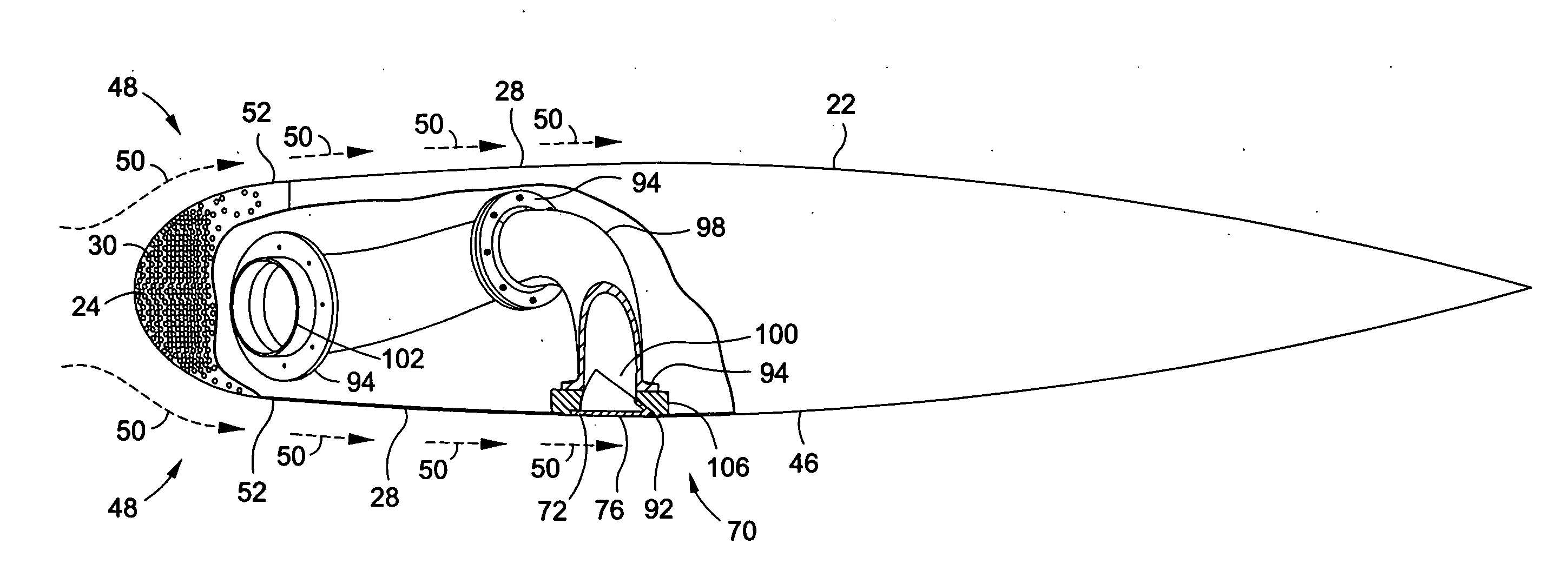 Apparatus & method for passive purging of micro-perforated aerodynamic surfaces