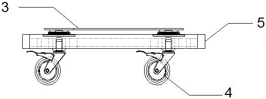 Packaging paper box moving device