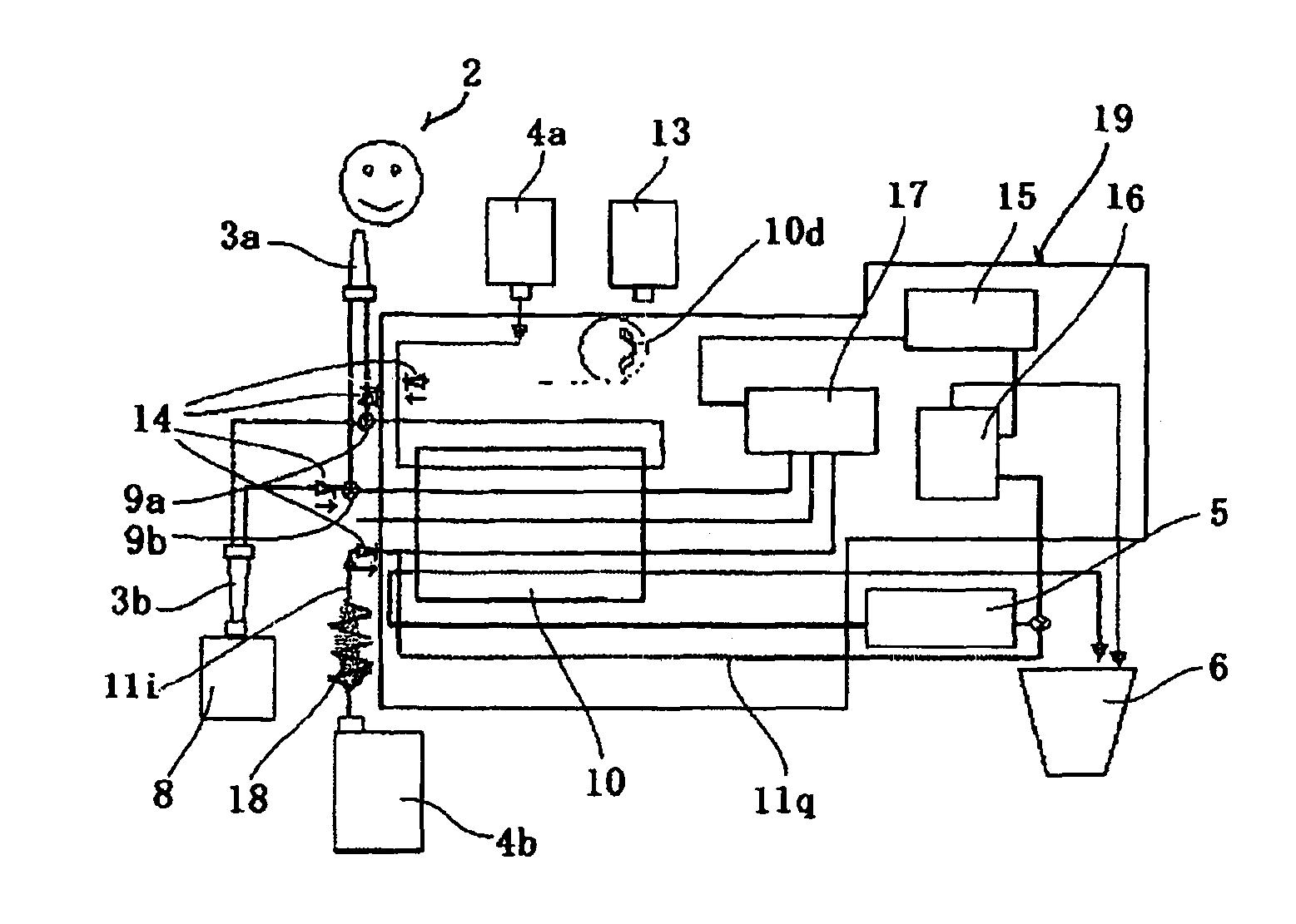 Biological component-measuring device and method for calibrating the same