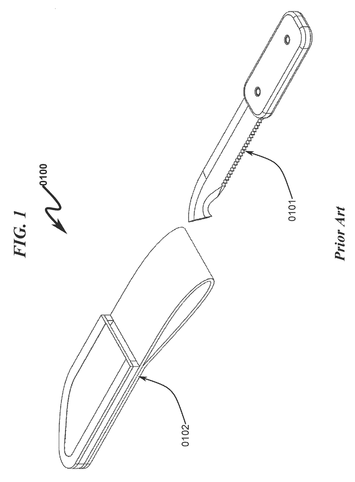 Knife storage system and method