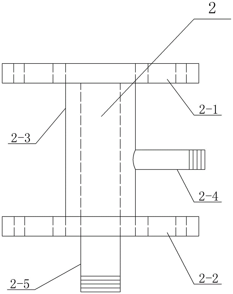 A column-beam type grouting device and its hole-sealing grouting process