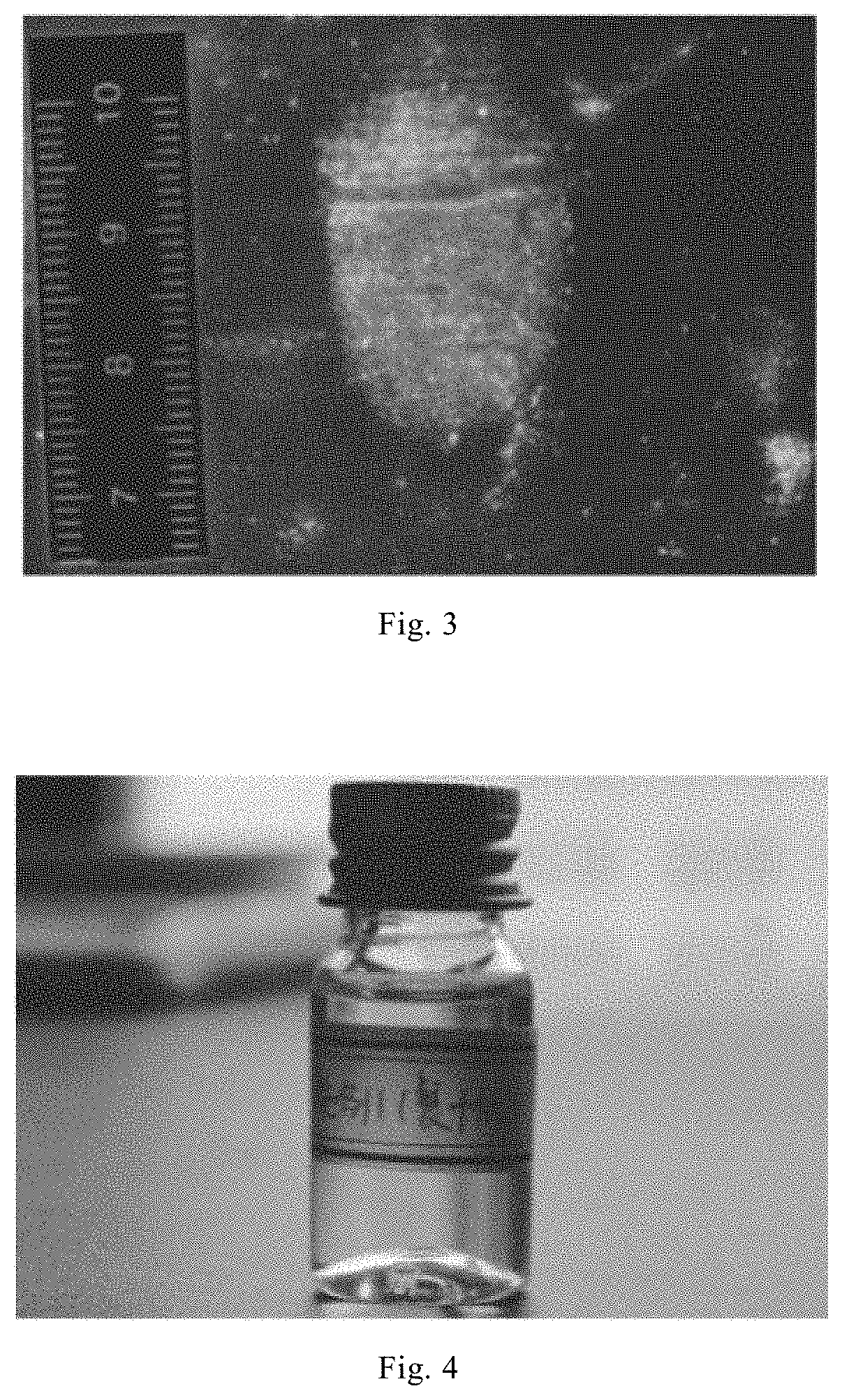 Method for developing biological trace evidence on porous object