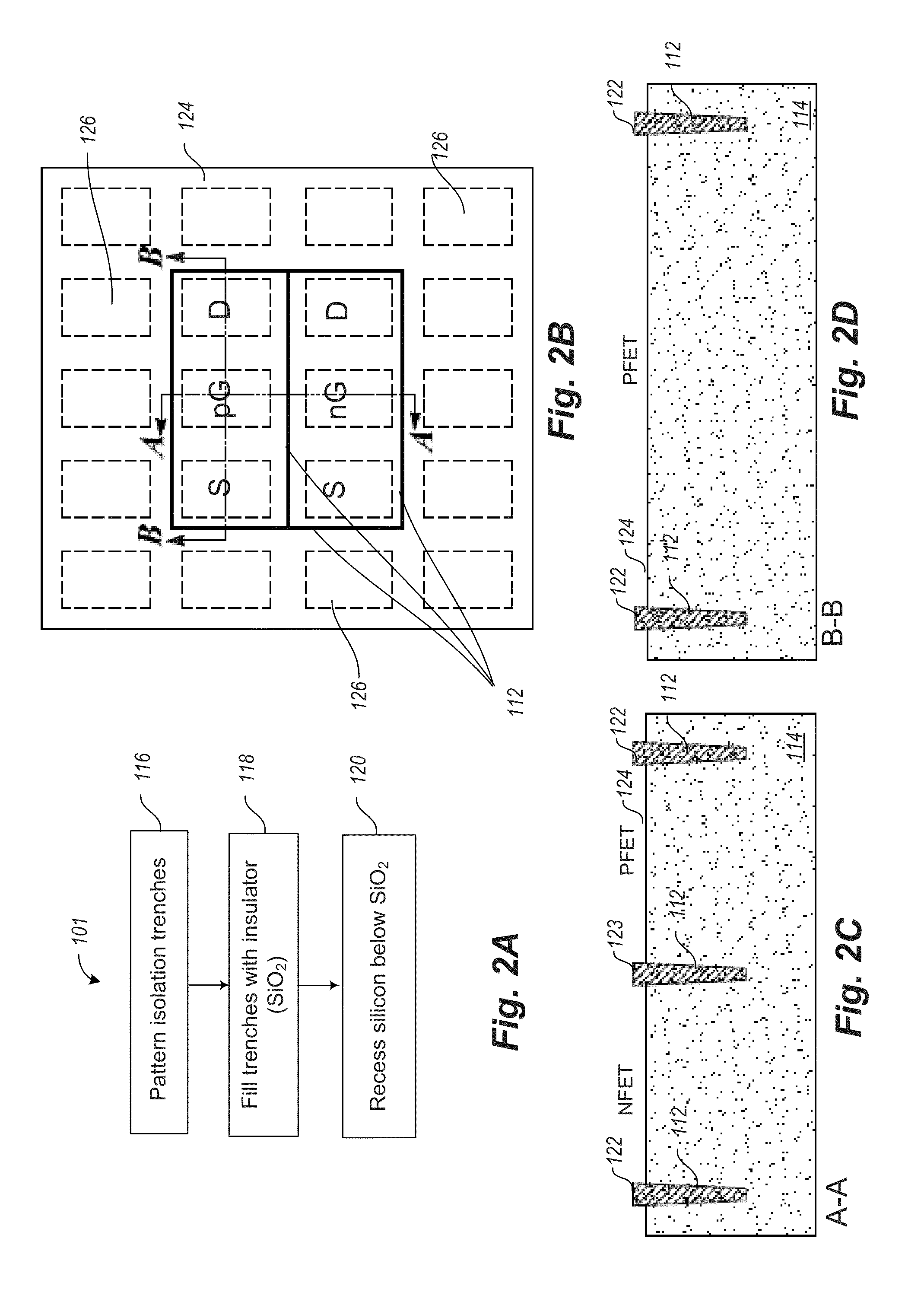 Threshold adjustment for quantum dot array devices with metal source and drain