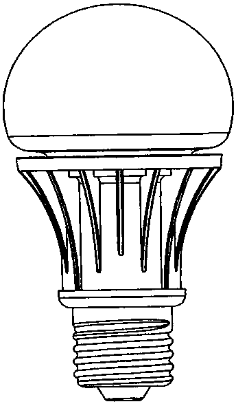 Preparation method of LED remote excitation fluorescent powder layer