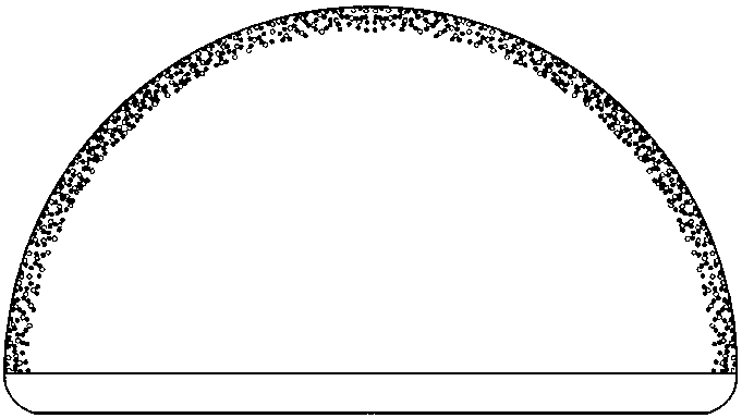 Preparation method of LED remote excitation fluorescent powder layer