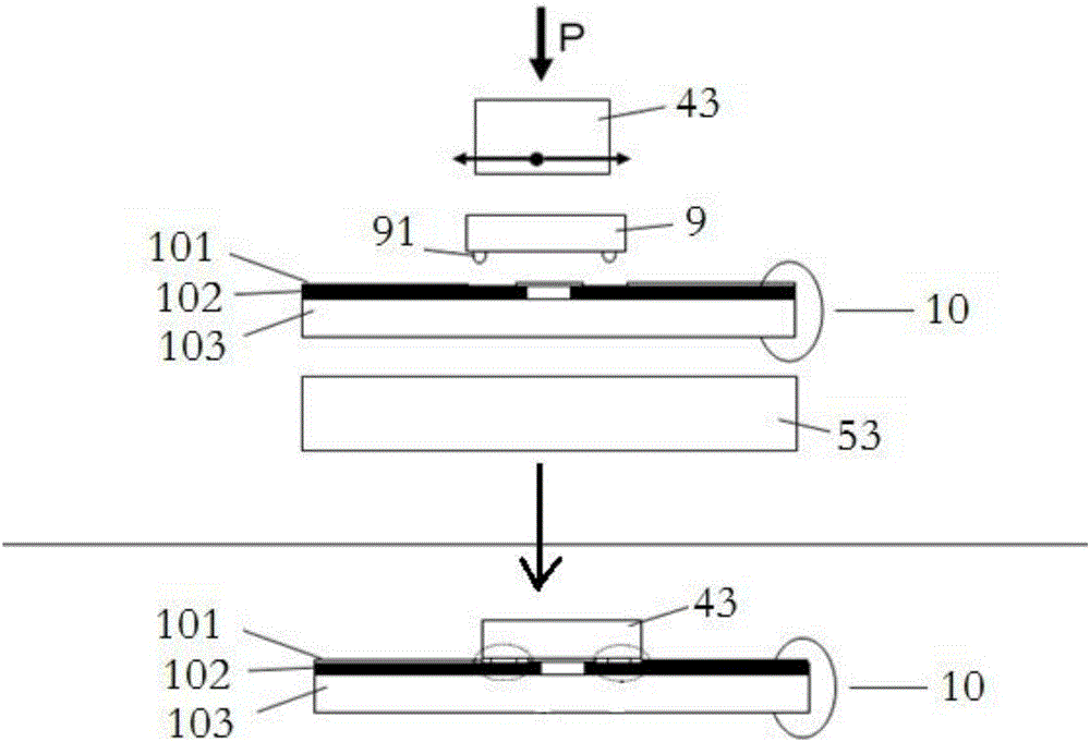 Methods for connecting double-surface printed circuit board and welding electronic components by employing ultrasonic waves