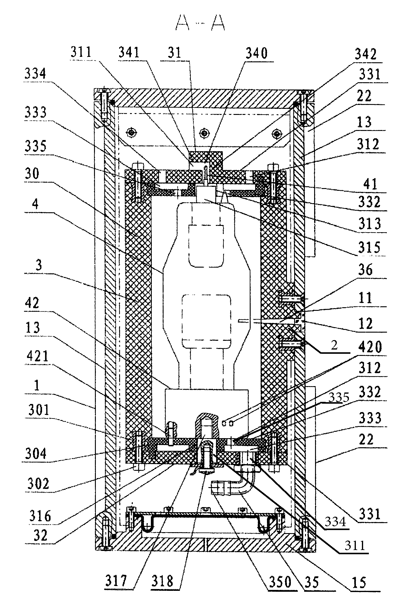 Installation case for radiation device, oil-cooling circulation system and x-ray generator