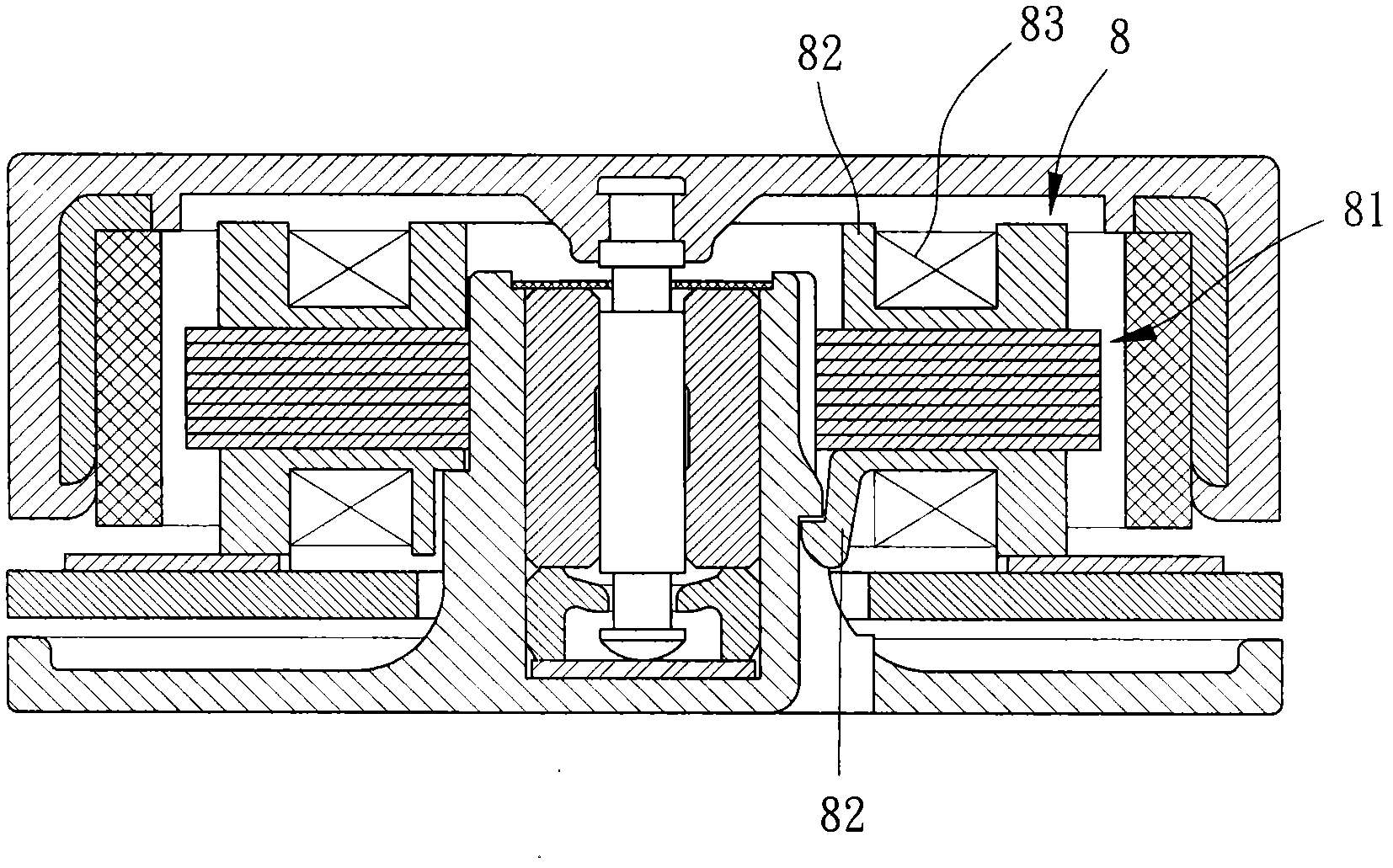 Motor and stator coil assembly and cooling fan thereof