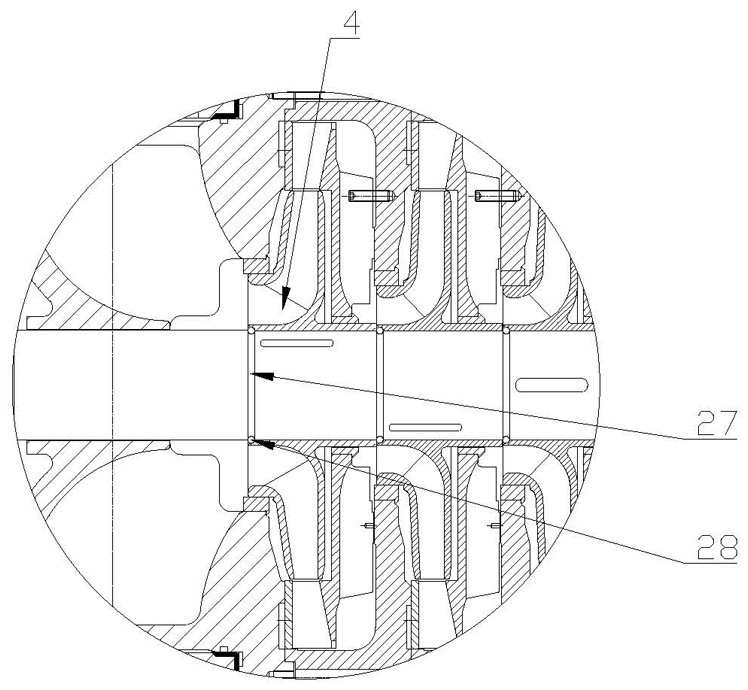 A dual-thrust ultra-high pressure boiler feed water pump