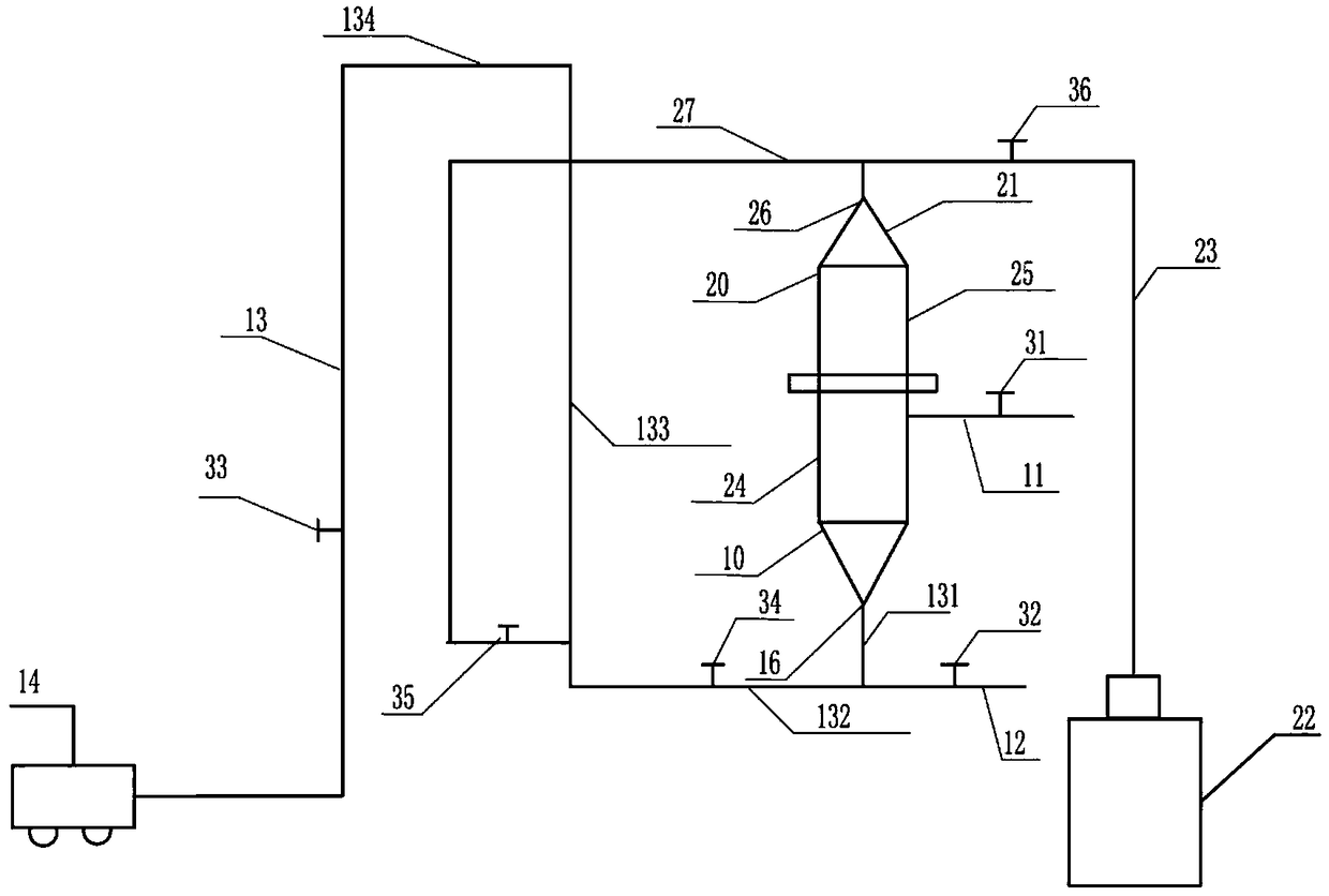 Water extraction and foam separation method and foam separation device for tea saponin in camellia olefera cake