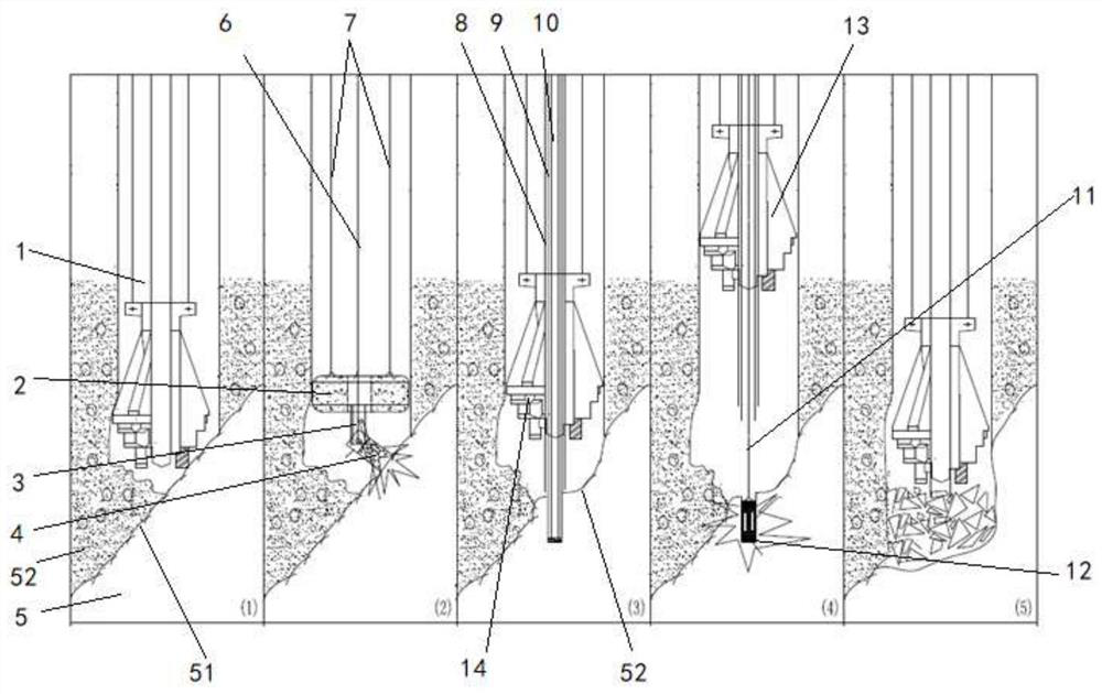 The method of forming ultra-deep anti-seepage wall