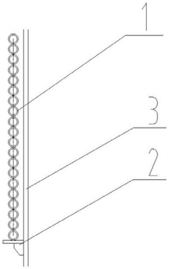 A processing technology for cooling and heating coils on large equipment