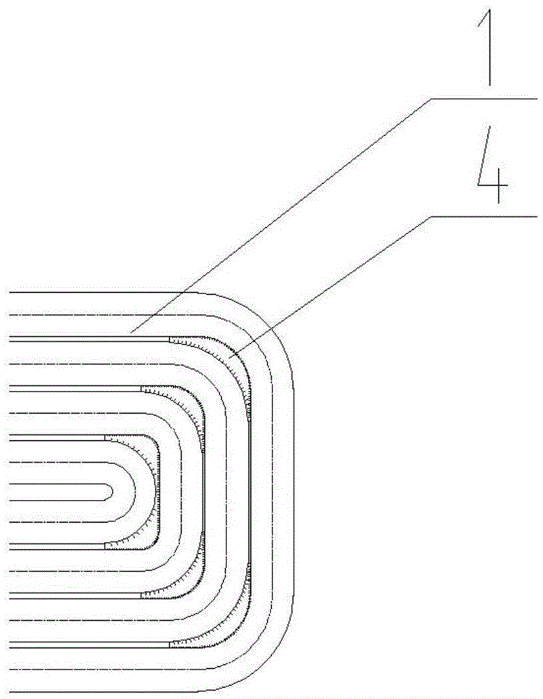 A processing technology for cooling and heating coils on large equipment