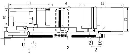 Antenna structure with improved isolation, and mobile terminal