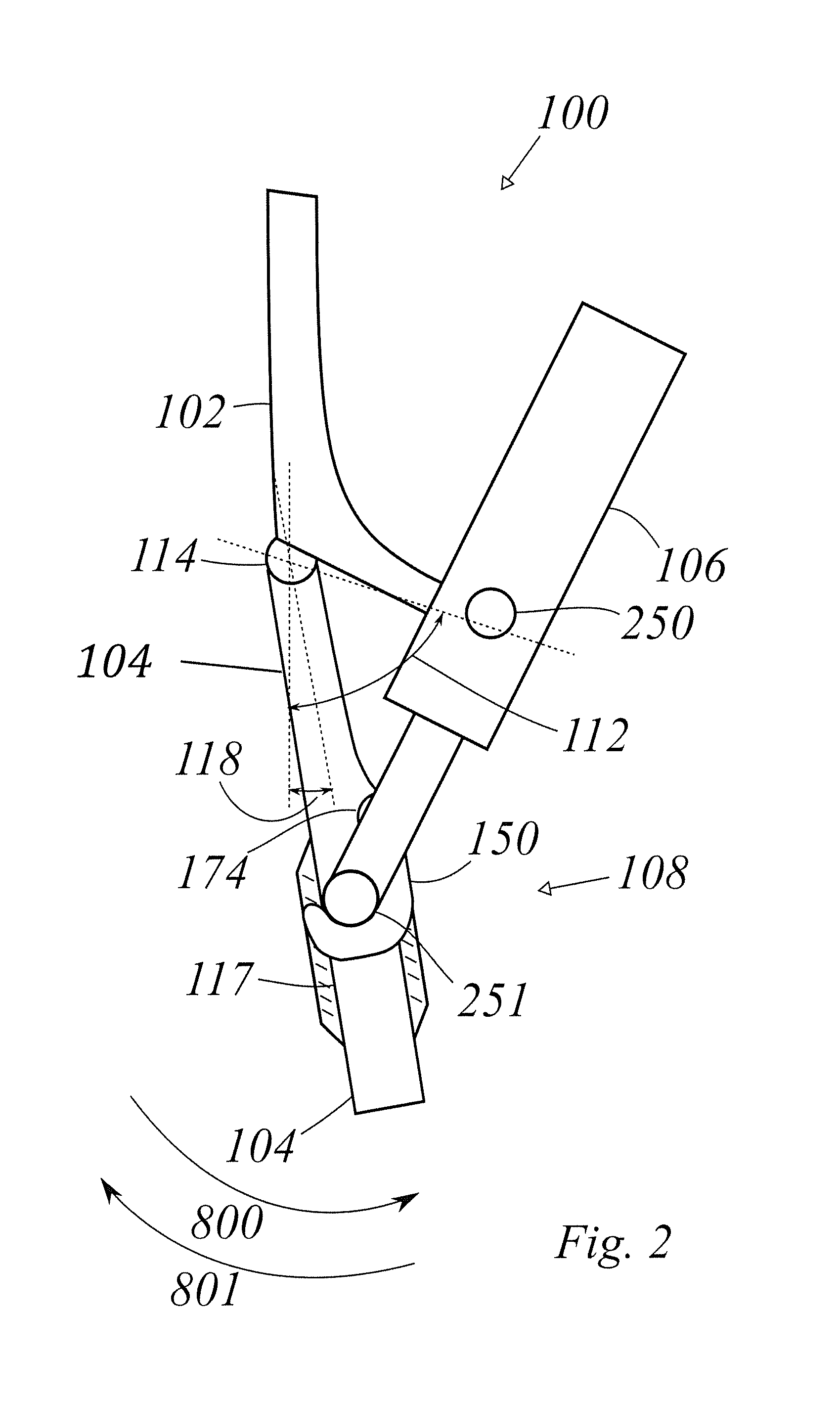 Passive power-conservative artificial knee