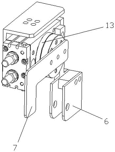 Mechanism and working method capable of automatically arranging the pockets of organ bags