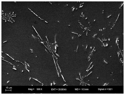 A method for crushing and spheroidizing the second phase in magnesium alloy by heating and rotating rolling