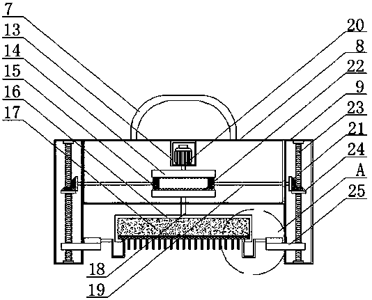 Medical care wiping device