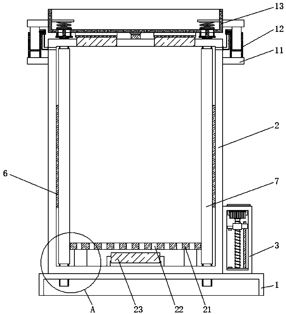 Outdoor electrical equipment protection cabinet based on mains supply transmission