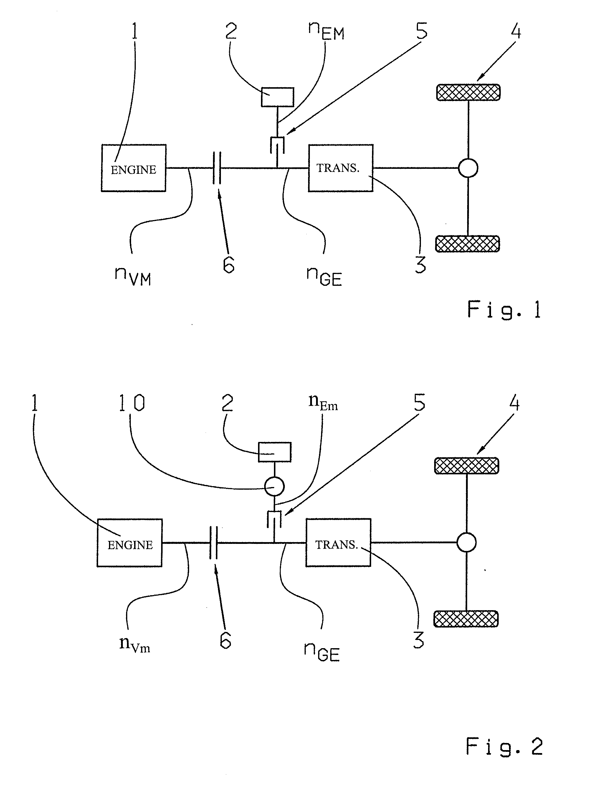 Method for operating a drive train