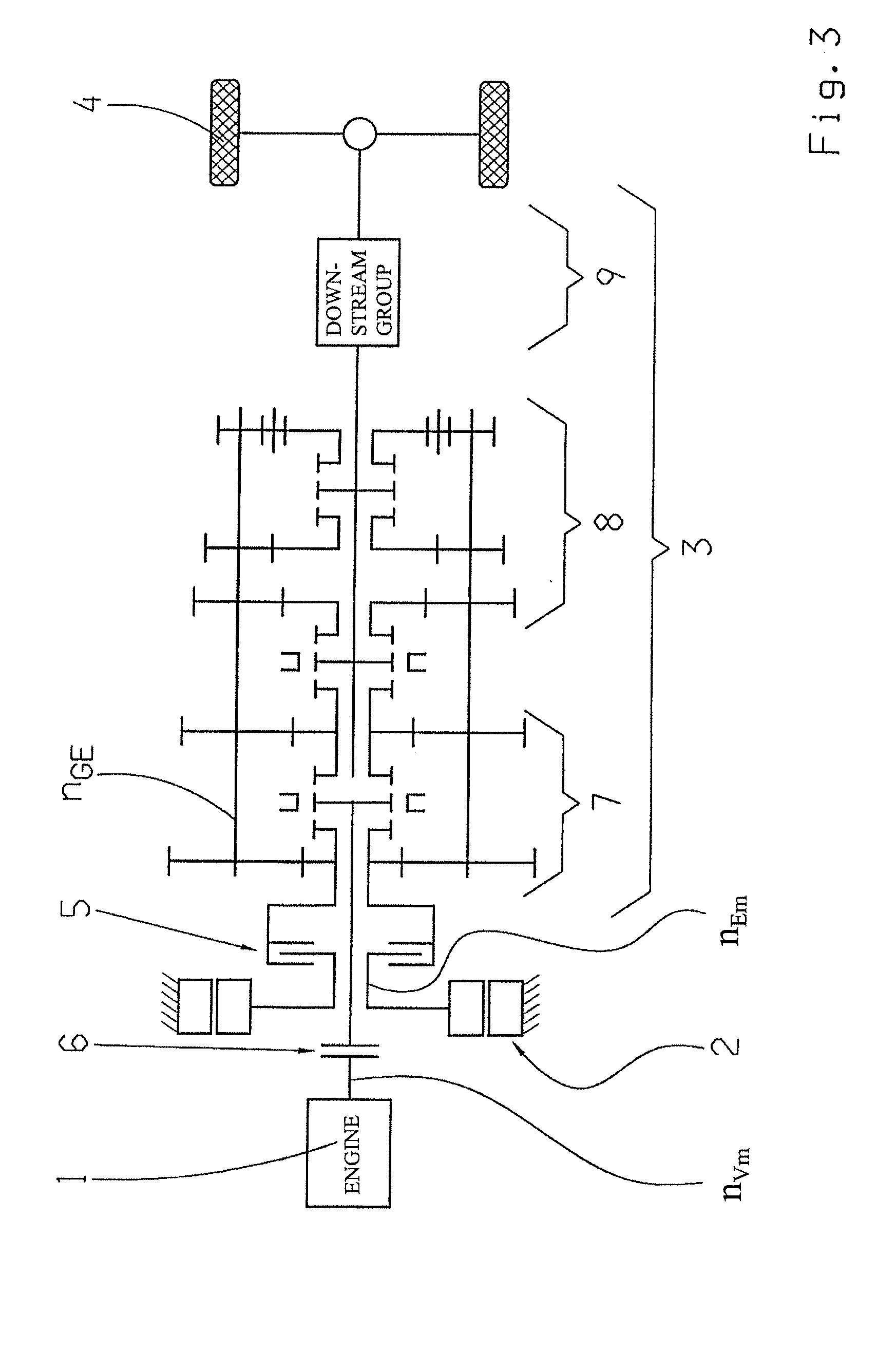 Method for operating a drive train