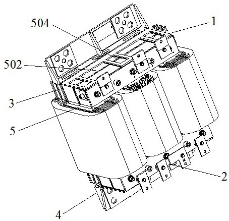 Three-phase dry transformer for motor train unit auxiliary system