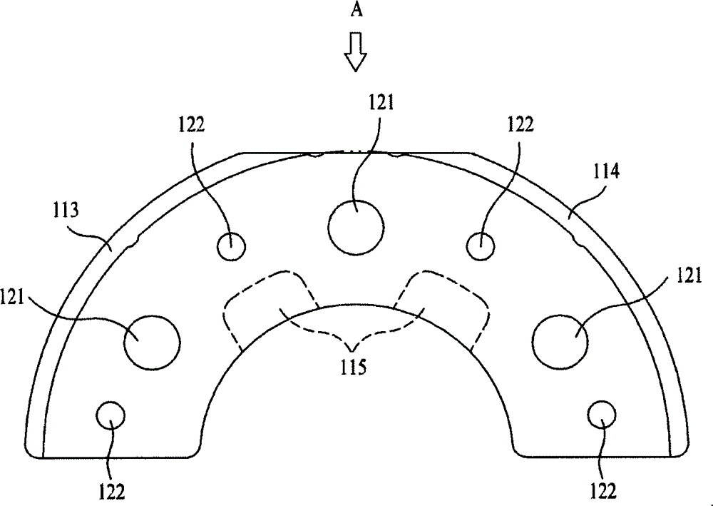 Apparatus and method for manufacturing weight balancing core of motor with at least two materials laminated