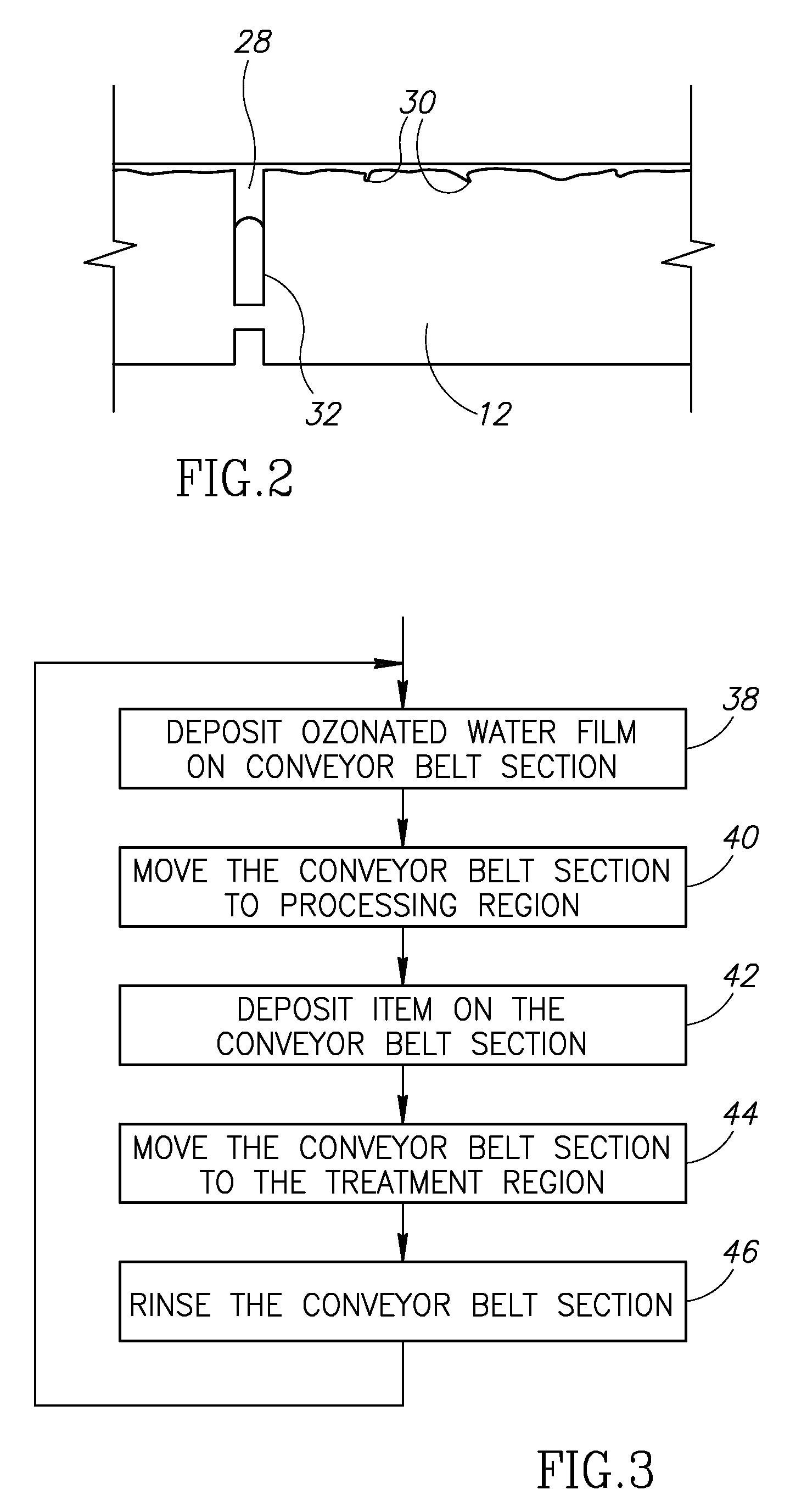 Ozone-based conveyor cleaning system