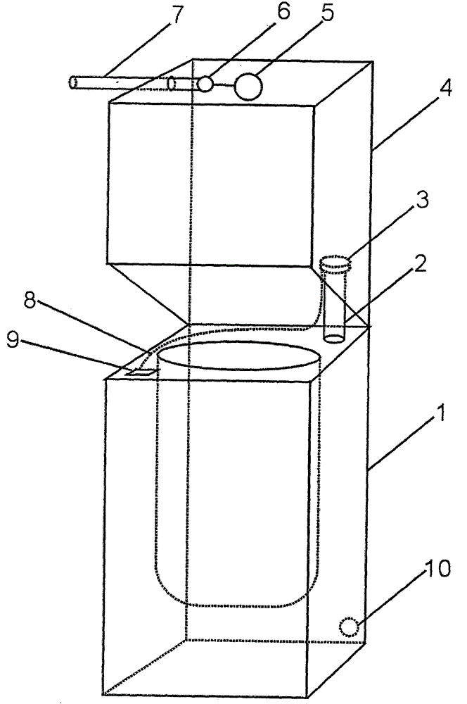 High-water-tank full-automatic ultrafast washing machine