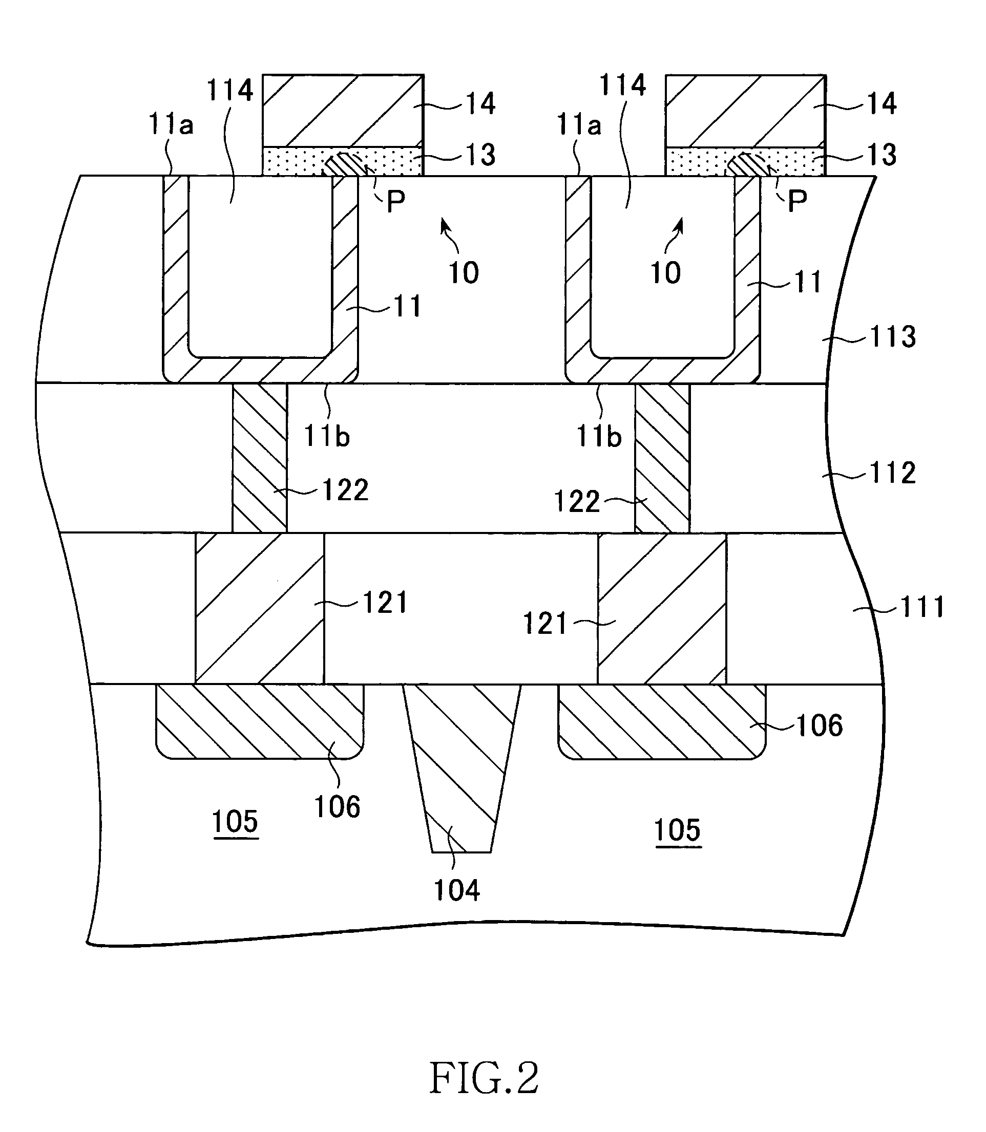 Electrically rewritable non-volatile memory element