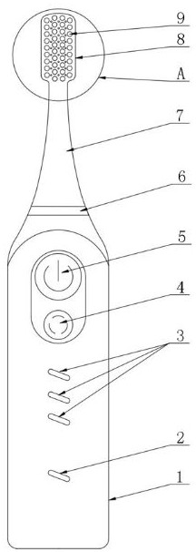 Terahertz electric toothbrush