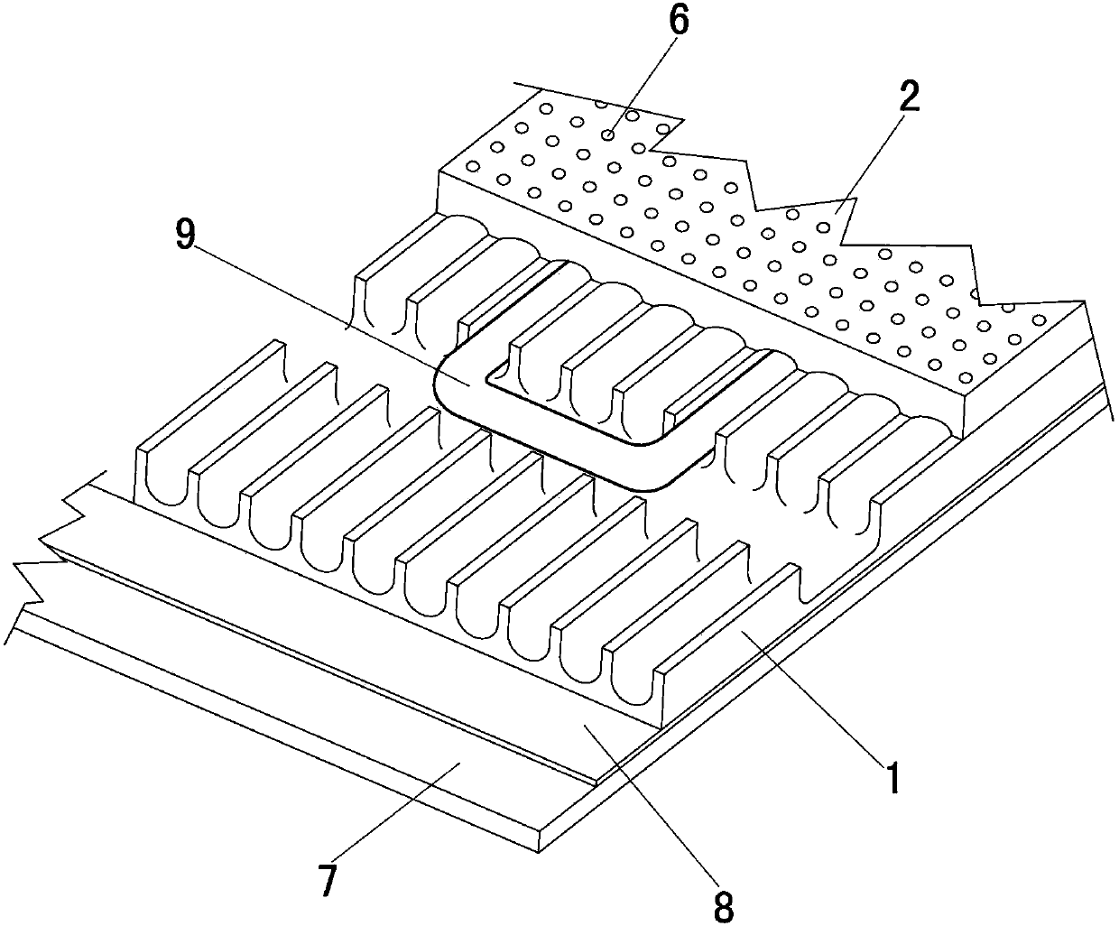 Geothermal paving plate