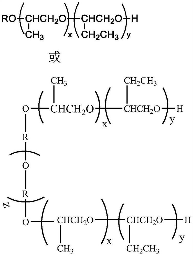 Short-chain alcohol intermediate for efficiently preparing high-molecular-weight polyether synthetic oil as well as preparation method and application of short-chain alcohol intermediate