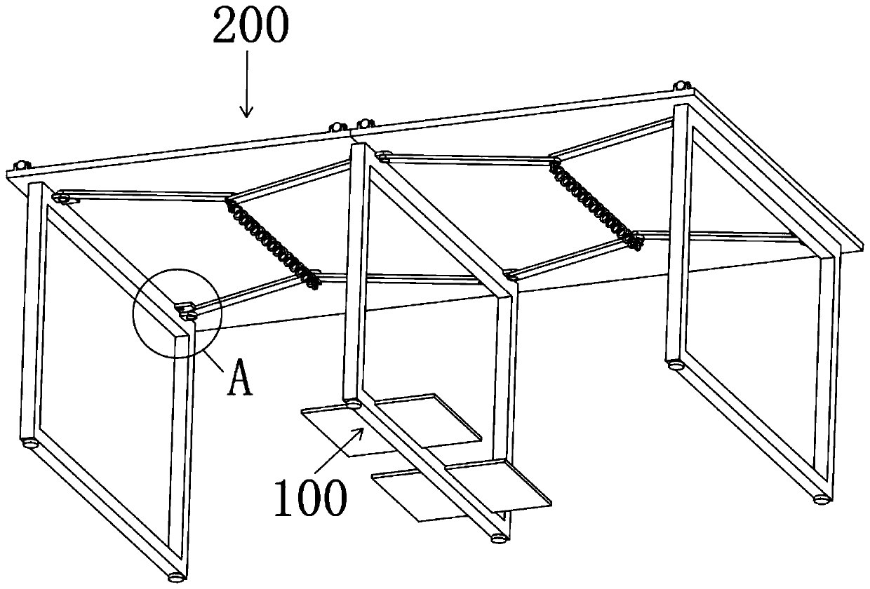 Office table capable of preventing myopia