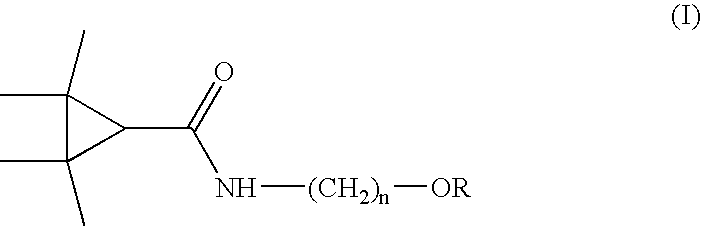 Derivatives and pharmaceutical compositions of n-hydroxyalkyl tetramethylcyclopropane-carboxamide, having anti-epiletic, neurological, and CNS activity, and method for their preparation