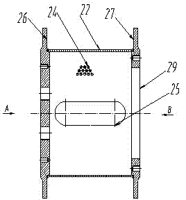 Water jetting air pumping device