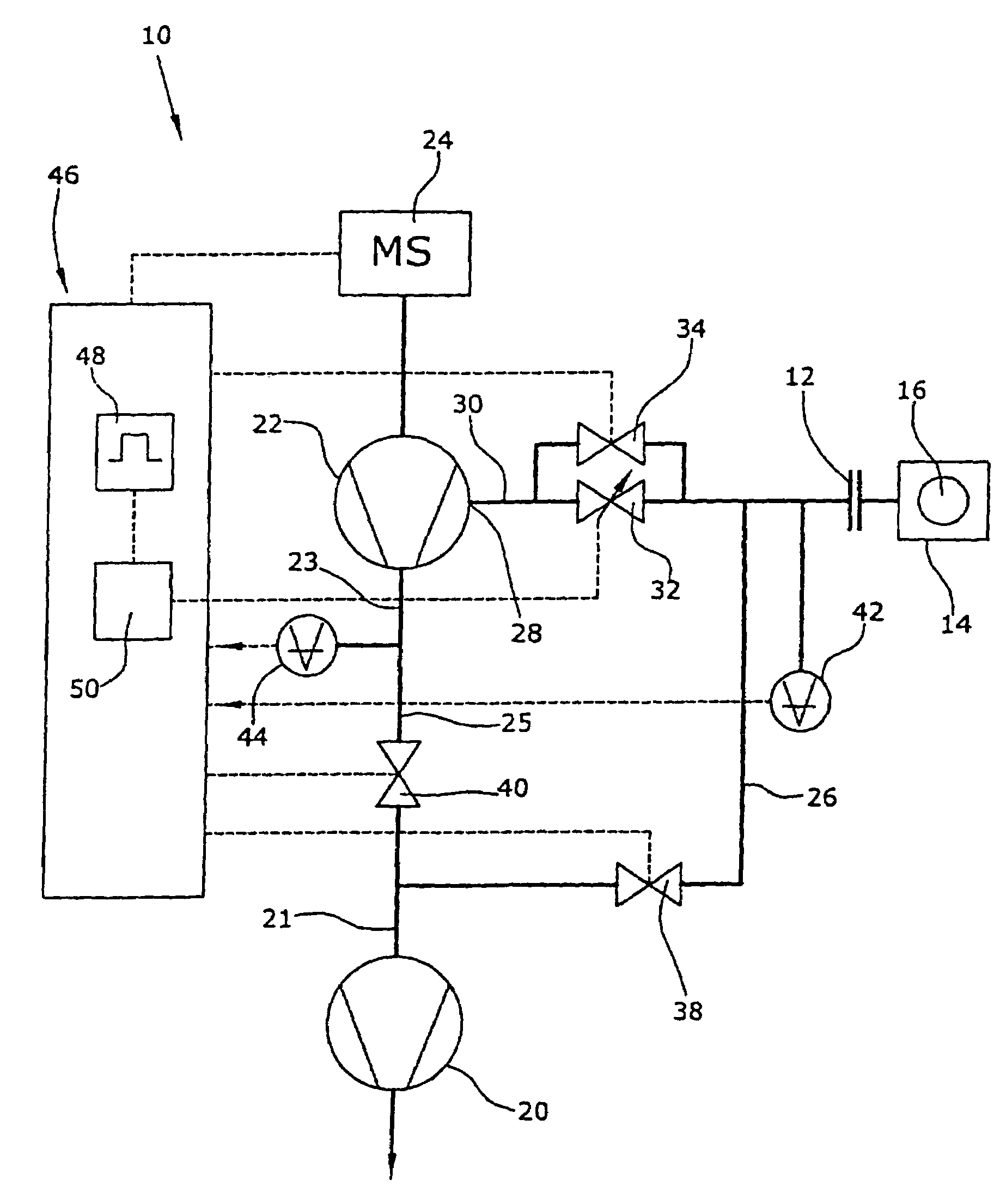 Leak detecting device