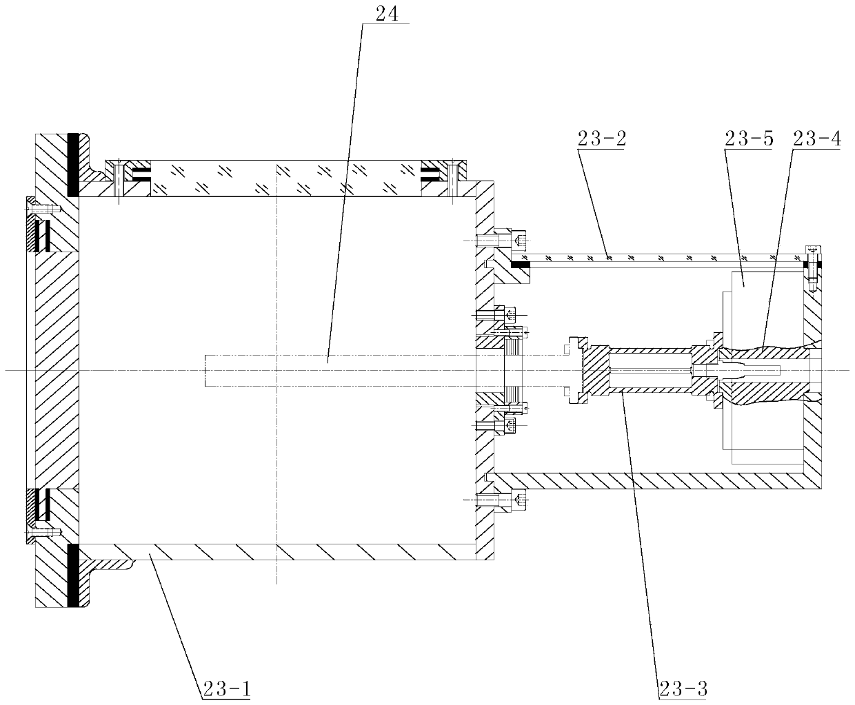 Mars dust storm environment simulation device