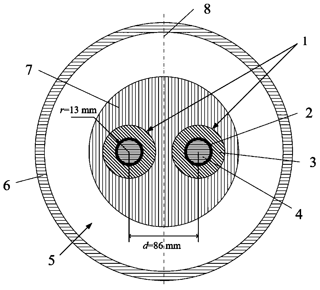 Simulation analysis method for current density distribution of high-temperature superconducting conductor