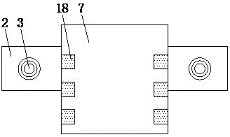 Length-adjustable road traffic stone mold