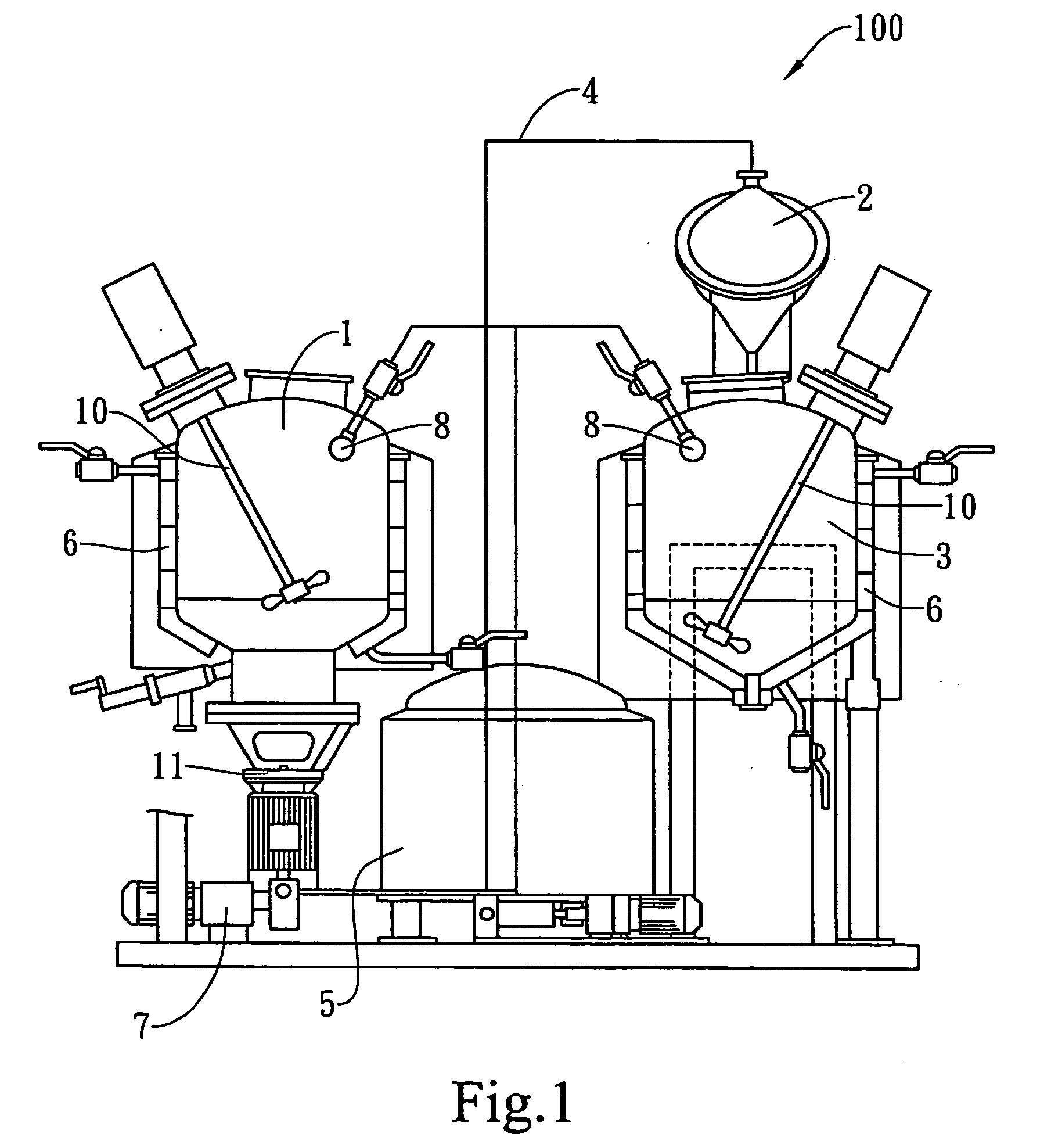 Bean processing device and a method for using the same