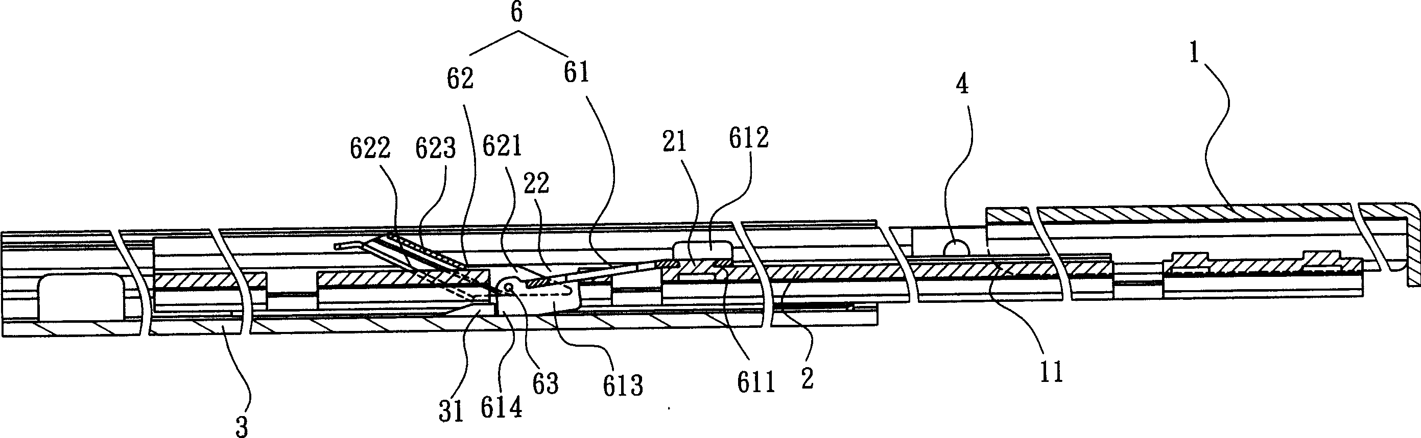 Positioning device of sliding rail