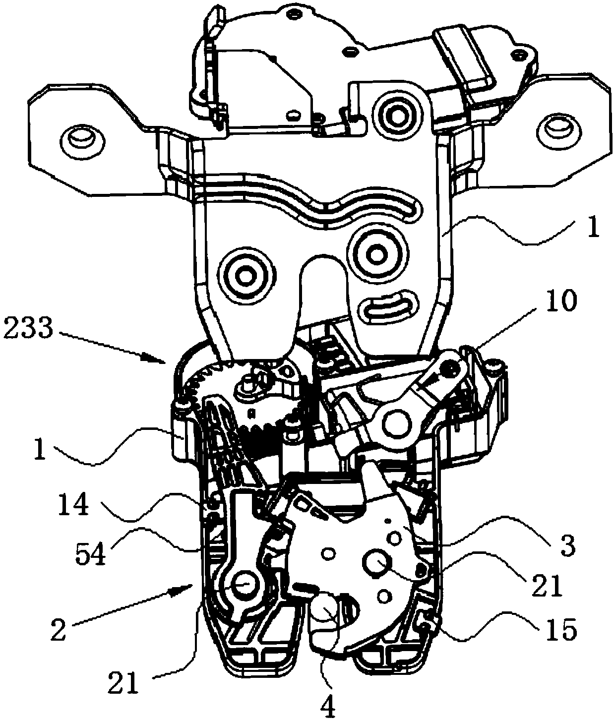 Automobile door lock self-locking system