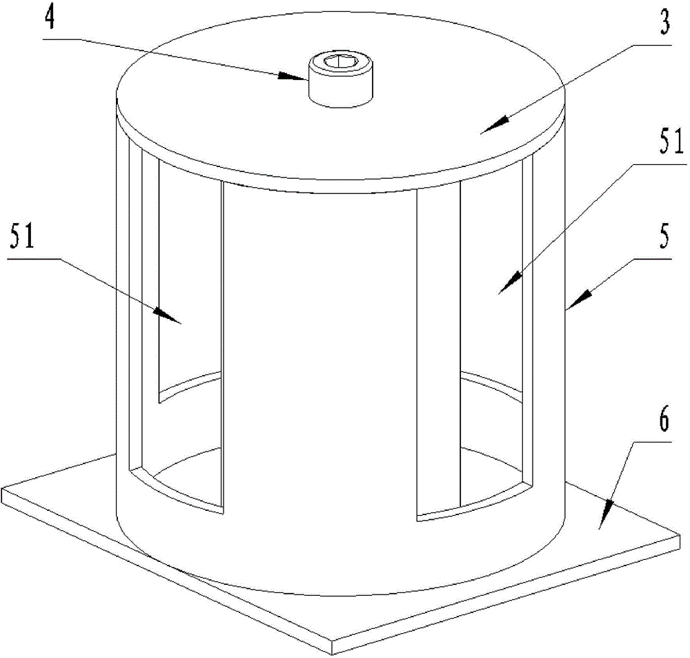 Damping hose forming and placing device