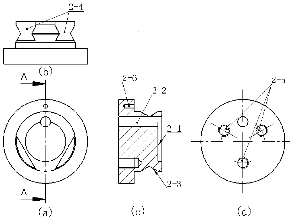 Straight line and rotation coupling-out type piezoelectric driving device