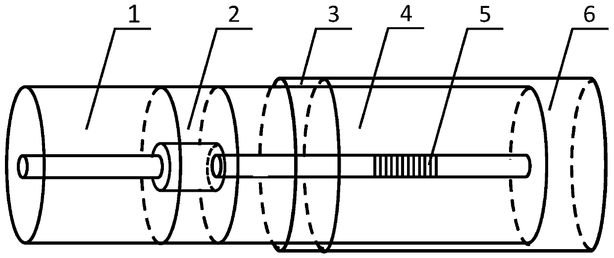 High-temperature-resistant optical fiber strain sensor