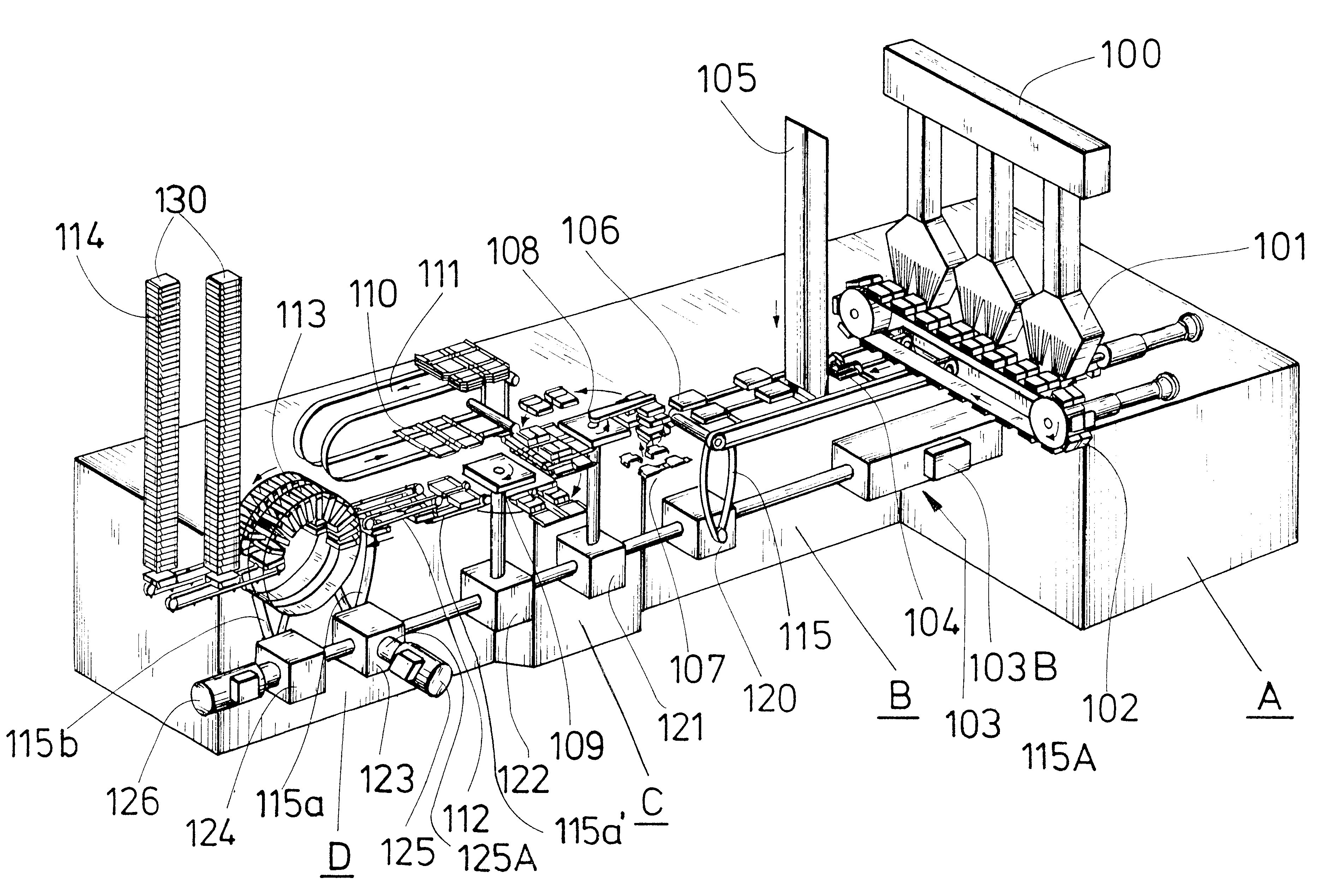 Method of and apparatus for making packets for arrays of discrete commodities