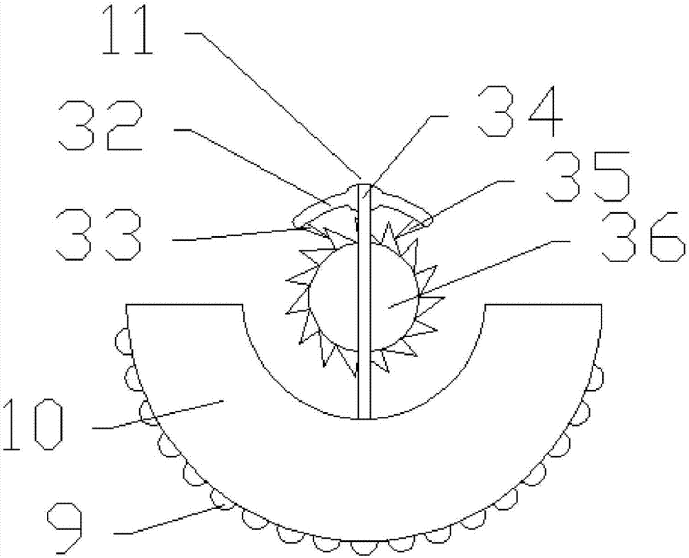 Tea leaf processing kneading device