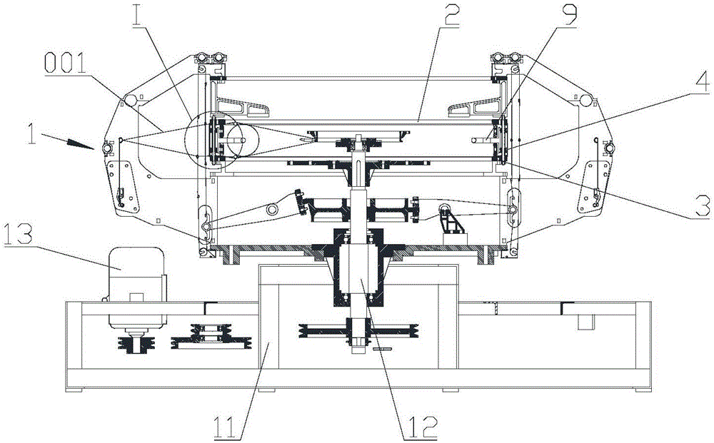 Plastic circular weaving machine