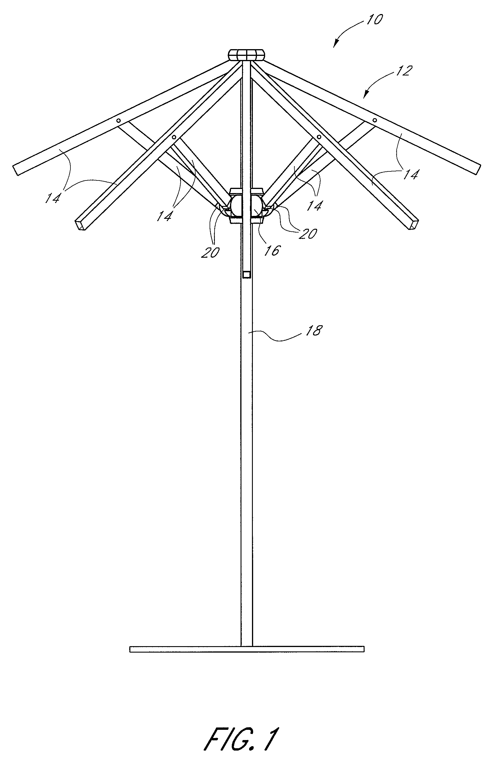 Quick connector for shade structure